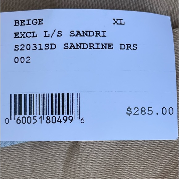 NWT Intermix Exclusive St. Roche Sandrine Cotton Tan Mini Dress Size XL - Picture 14 of 15